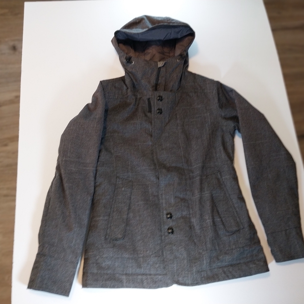 Burton Sky Jacket,Snowboard Men's Size S Gray  Trench Coat Outerwear,snowboard